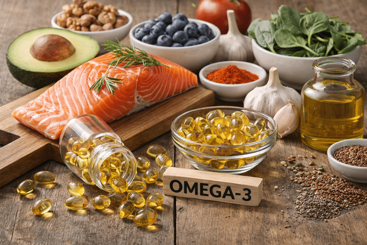Омега-3 жирні кислоти, корисні жири та продукти для поліпшення кровотоку